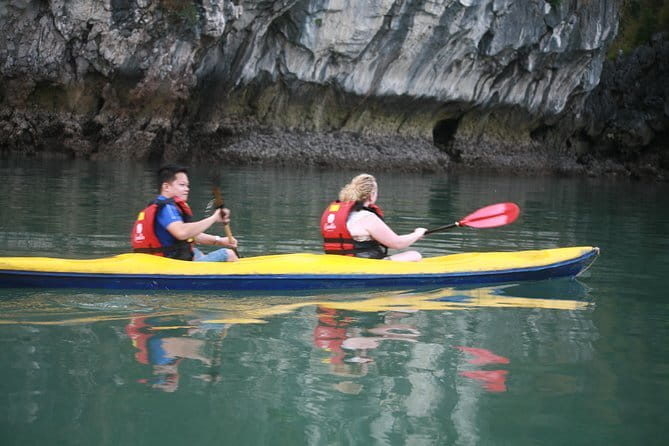 2-Day Cruise to Halong Bay and Lan Ha Bay on Calypso Cruises - Light and Dark Cave by paddle or bamboo boat