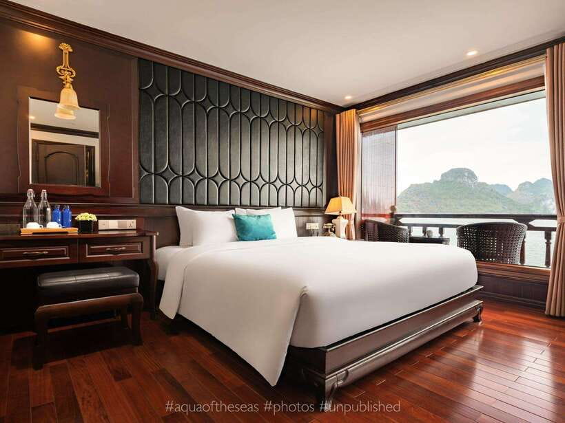 2-Day: Halong Lan Ha Bay 5 Stars Cruises w/Balcony & Bathtub - From Hanoi to Tuan Chau Wharf