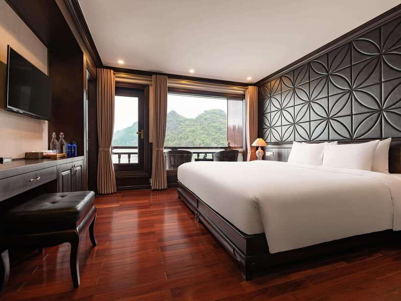 2-Day: Halong Lan Ha Bay 5 Stars Cruises w/Balcony & Bathtub - Brunch, checkout, and the return to Hanoi