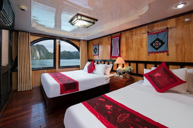 2 Days 1 Night Visit Lan Ha Bay - Classic 3 cabins cruise - A small boat for a quieter Lan Ha Bay night