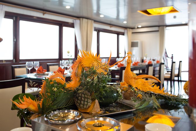2 Days Ha long Sapphire Cruise - Sunset activities, tai chi, and onboard time
