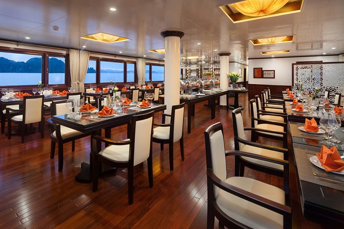 2 Days Ha long Sapphire Cruise - Dark and Bright Cave on the second morning