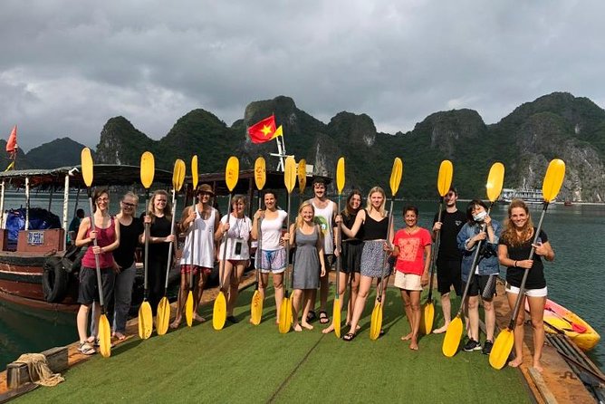 3-Day Cruise on Ha Long Bay with Kayaking, Swimming, Cooking Class,... - Kayaking near Van Gia floating village