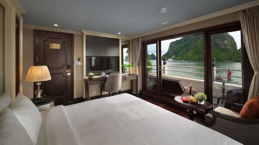 3 Day Hanoi - Ninh Binh - Halong Bay 5 Star Cruise & Balcony - Ti Top Island, swimming, and Luon Cave