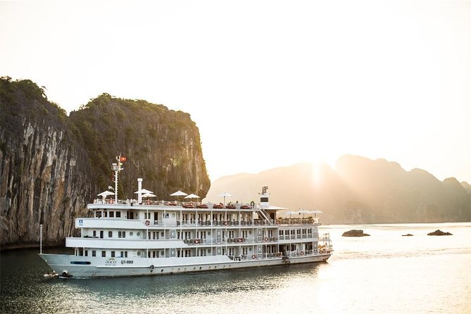 All Inclusive 3-Day 2-Night explore Ha Long Bay with Au Co Cruise - Day one: boarding, Viet Hai village, and sunset