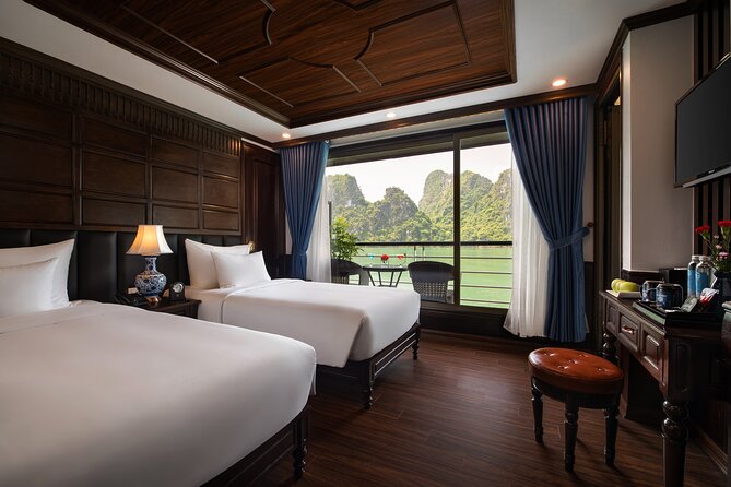 All-Inclusive 3 Day/2 Night Halong Luxury Cruise Meals, Cave, Kayaking, Swimming - Cabins, comfort, and the meaning of 5-star