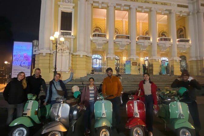 Amazing Vespa Night Tour For Food Lover - Safety, weather, and cancellation details