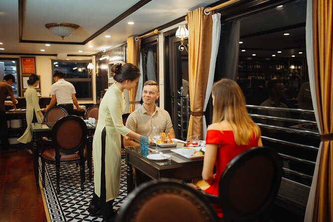 Athena Royal Cruise - Luxury Halong Bay Overnight Cruise 2D1N Tour - Sung Sot Cave and the drama of the limestone islands