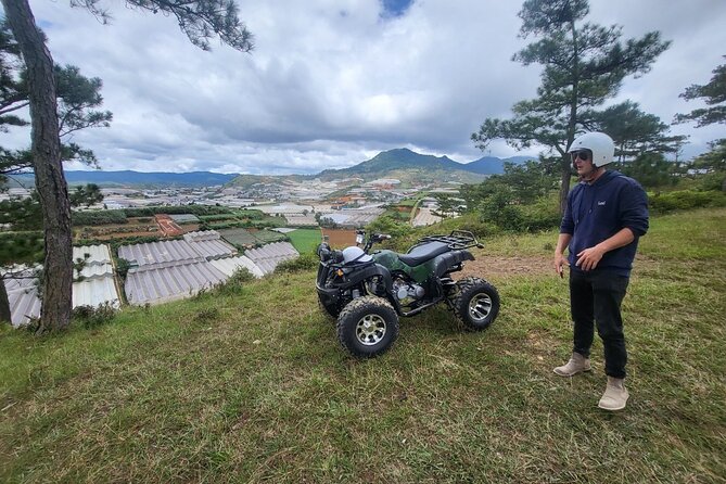 ATV Tour In The Dalat Mountains - Golden Valley, farms, lakes, and rural tracks