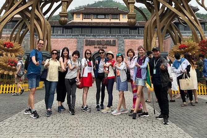 Ba Na Hills and Golden Bridge Full Day Tour Small Group - French Village, music, and the upper resort