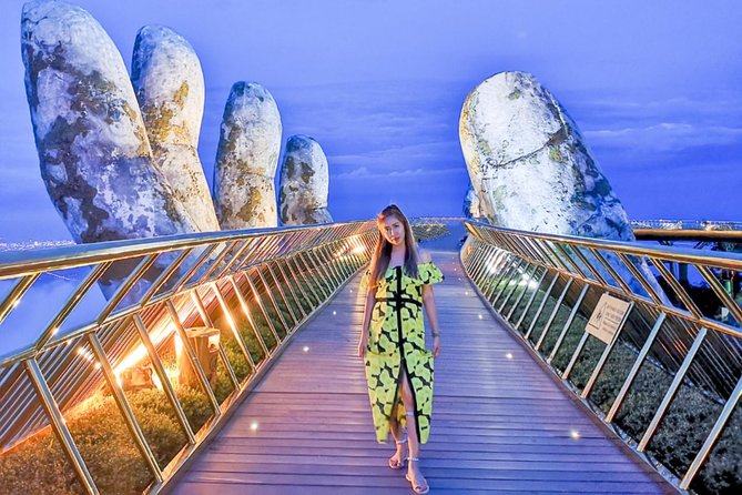 Ba Na Hills & Golden Bridge: Private Return Transfer from Da Nang - The Golden Bridge and its giant stone hands