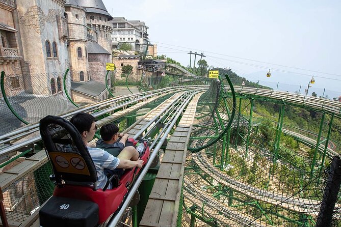 Ba Na Hills & Golden Bridge Tour: Fantasy Park, Buffet Lunch - The first cable car and Golden Bridge