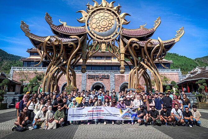 Ba Na Hills with Golden Bridge Private Tour - Walking across the Golden Bridge
