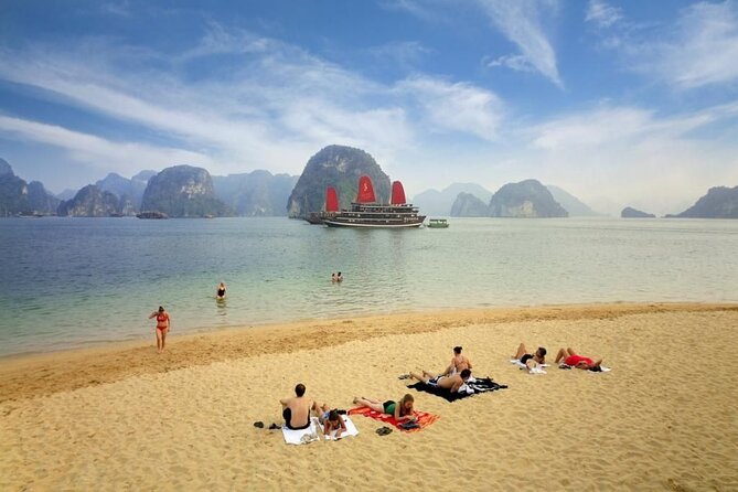 Best Halong 5 star Day Trip, inclusive,buffet,cave,kayak,transfer - Boarding at Tuan Chau Harbor