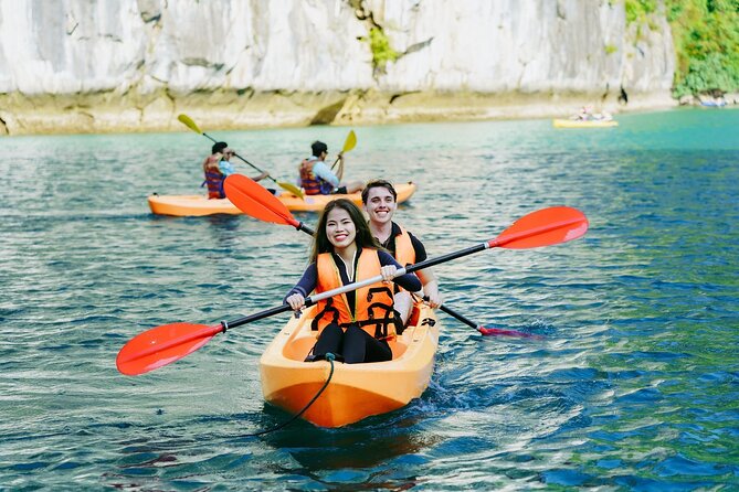 Best Price Halong 5 Star Day Cruise Buffet, Pool ,Sunset party - Sunset Party and the End of the Day