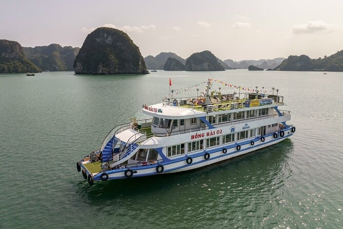 Best Price Halong Bay Full-Day Trip,Cave,Titop,Kayak By Transfer - Boarding at Tuan Chau Island