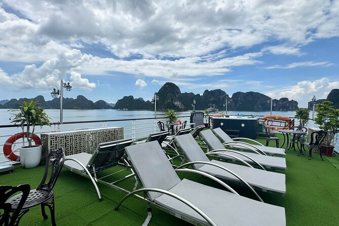 Best Value Ha Long bay 1 day - Lunch, kayak, swimming, transfer - Boarding at Tuan Chau Marina and lunch on the bay