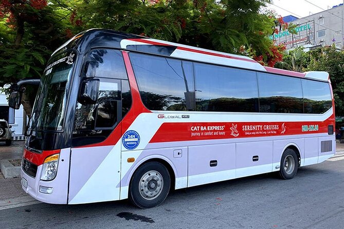Bus Hanoi to Cat Ba Island with Cat Ba Express - Key points at a glance