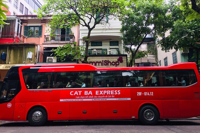 Bus Hanoi to Cat Ba Island with Cat Ba Express - Hotel pickup in Hanoi’s Old Quarter