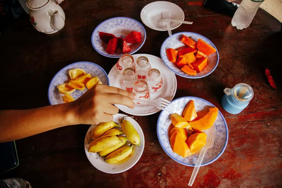 Can Tho: A Real Mekong Tour, Floating Market, Cacao & Life's - Tropical fruit in a working garden