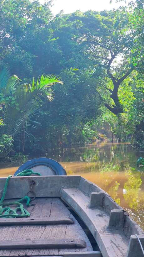 Can Tho: Authentic Mekong Delta – Real Local Life Tour. - Tropical fruit and tea in a garden hut