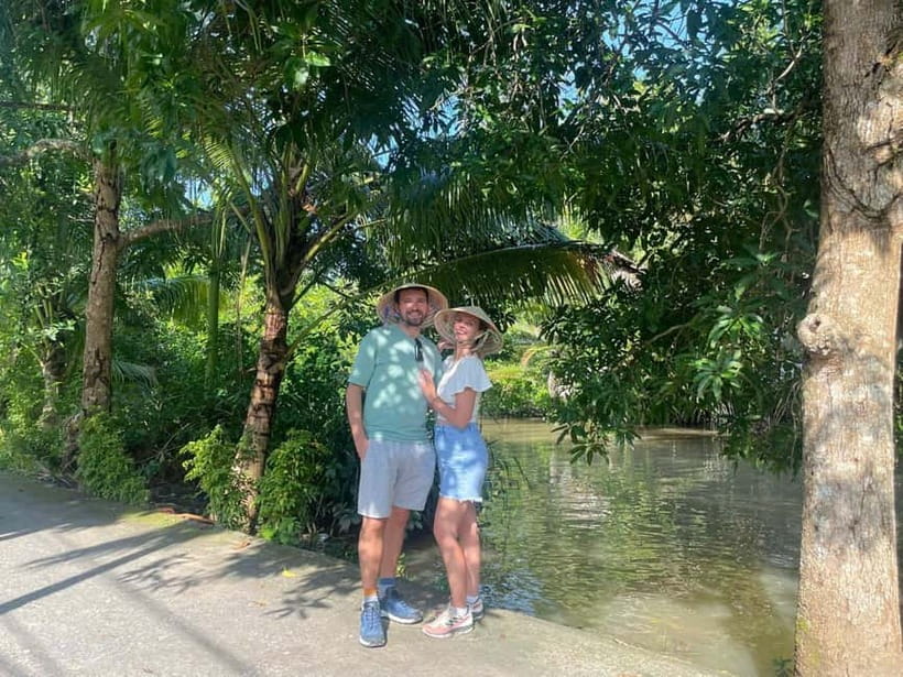 Can Tho: Floating Market, Cacao & Canals with French Guide - Narrow canals, water coconut, and a countryside walk
