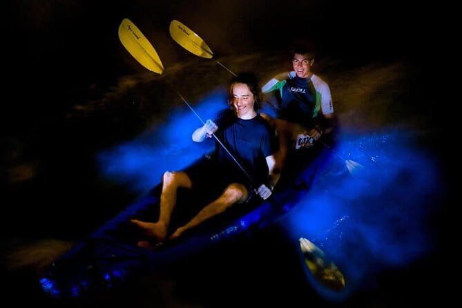 Cat Ba: Sunset & Bioluminescent Kayaking on Lan Ha Bay - Swimming in clear water before sunset