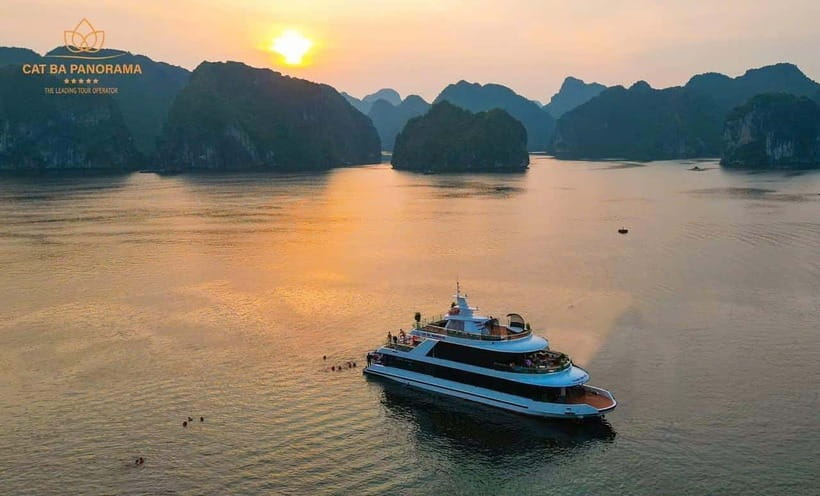 Cat Ba: Sunset on Lan Ha Bay with Sunset Party - Cai Beo Floating Village and Thousands of Years of Sea Culture