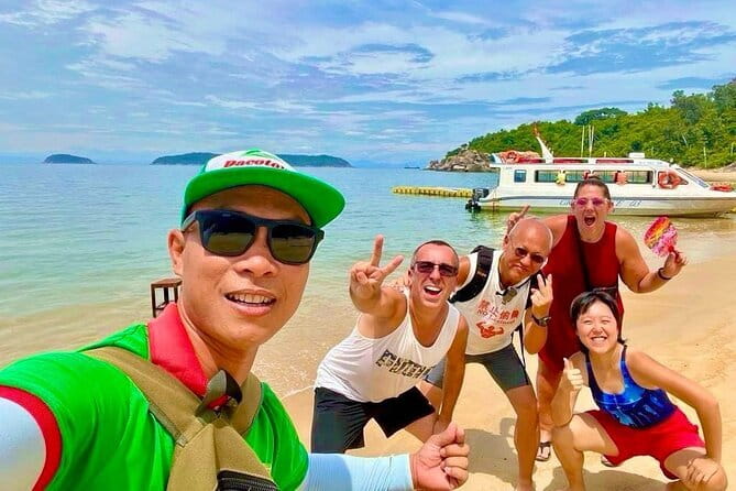 Cham island snorkeling tour - Linh Ung Pagoda and the coastal views