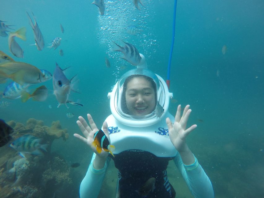 Cham Island: Underwater Walking & Snorkeling Tour - How the group handles two water activities