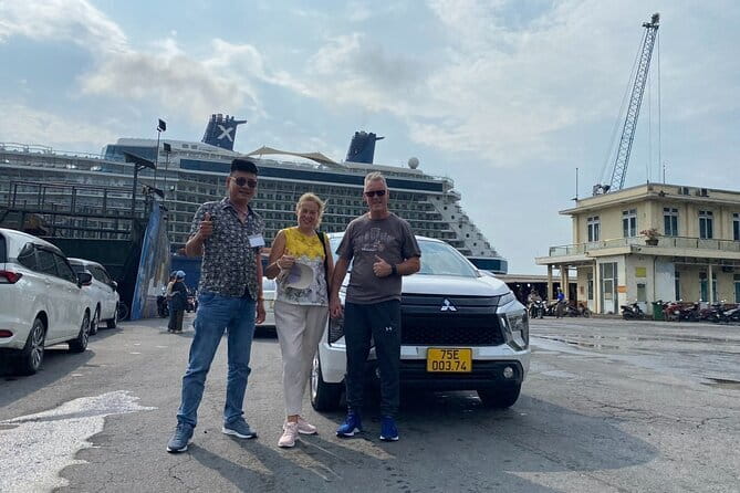 Chan May Port to Golden Bridge or Hoi An by Private Car - Da Nang, Marble Mountains, and Hoi An