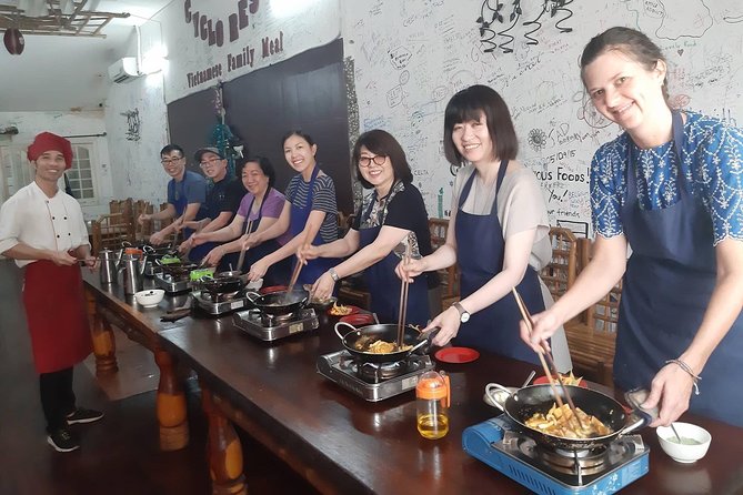 Chef Vu Cooking Class Plus Market Trip in Saigon Center (Pick up by Cyclo) - Knife work, seasoning, and plating at the cooking station