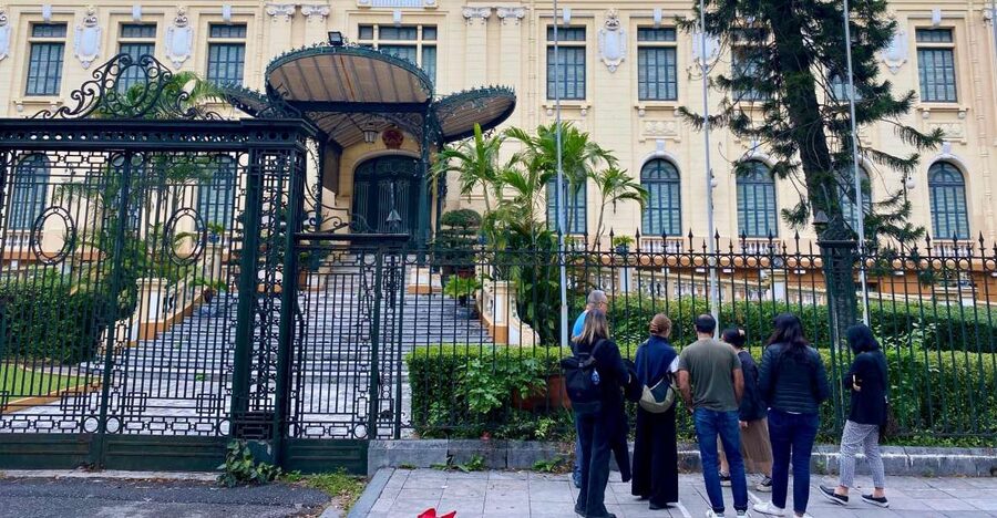 Coffee, History, and Architecture of the French Quarter - Vietnamese coffee in an old French villa