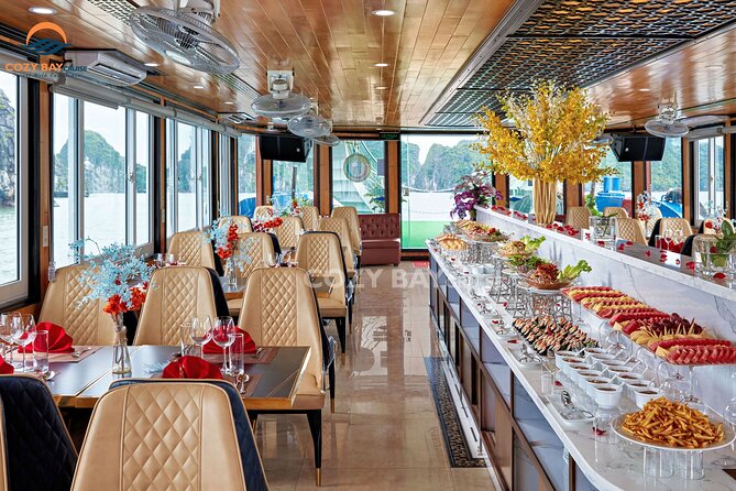 Cozy Bay Halong 5-Star Day Cruise, Buffet, Cave, Kayak, Swimming - Why this one-day cruise works for a Hanoi stay