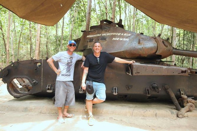 Cu Chi Luxury Group Tour - Tapioca and Cake Half Day - Walking past rooms built below ground