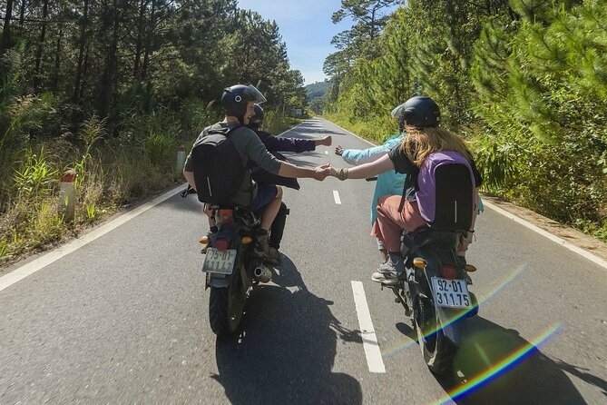 Da Lat Easy Rider Group Waterfall Motorcycle Adventure - Tuyen Lam Lake starts the morning with local flavor