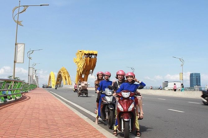 Da Nang Fully Local Experience with Friendly Females Riders - Why a motorbike is the right way to see Da Nang