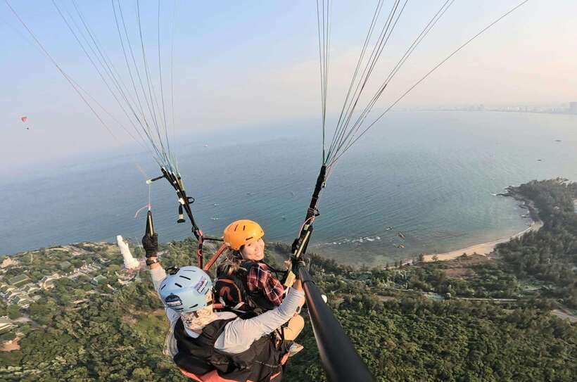 Da Nang Private paragliding experience on Monkey Mountain - GoPro photos and video included in the price
