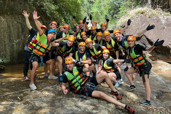 DaLat Canyoning & Experience 1500m Zipline - Natural water sliding keeps the route playful