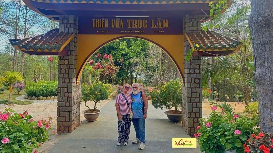 Dalat Top Tourists Sights - Waterfall & luge kart/Mario kart - Fresh Garden, flowers and highly staged photo stops