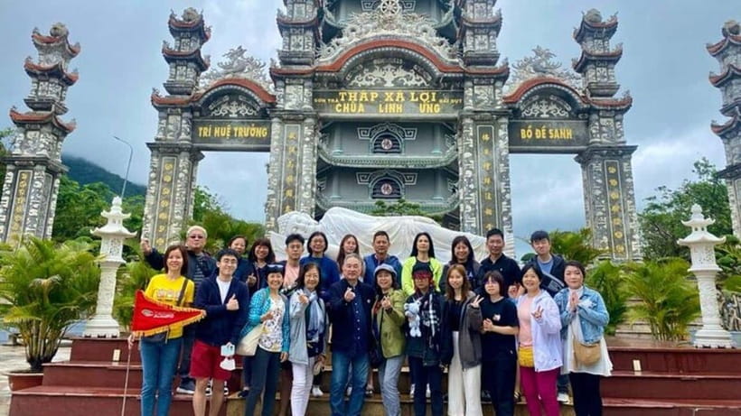 DaNang/HA: Lady Buddha, Marble Mountain & Am Phu Caves Tour - Key points at a glance