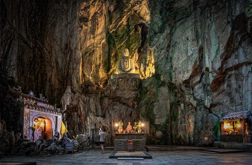 DaNang/HA: Lady Buddha, Marble Mountains, Am Phu Cave Tour - Linh Ung Pagoda and the Lady Buddha