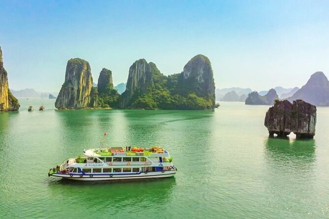 DELUXE Halong Cruise 1 Day Tour From Hanoi - Daily Operated - Kayaking, bamboo boats, and the cave stop