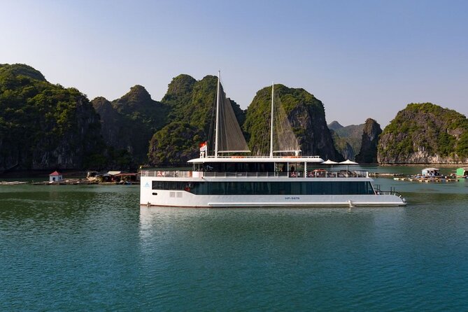 DELUXE Halong Cruise 1 Day Tour From Hanoi - Daily Operated - Boarding at Tuan Chau and settling into the cruise