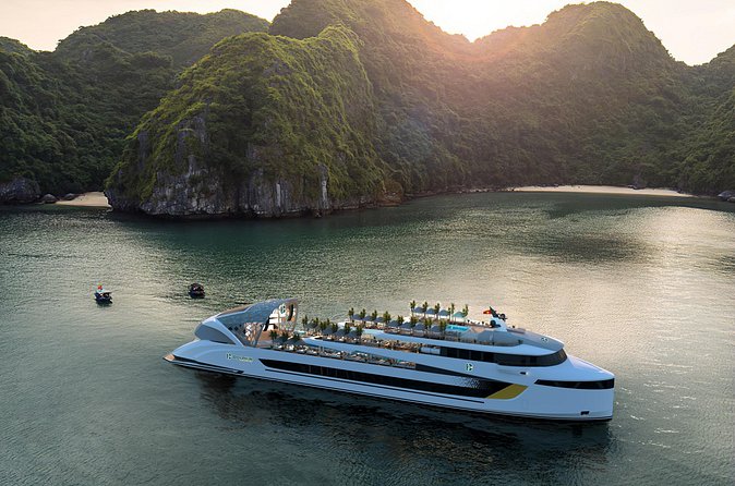 Dolphin Cruise – Experience Halong Bay in Timeless Luxury - Sung Sot Cave, Halong Bay’s big cave stop