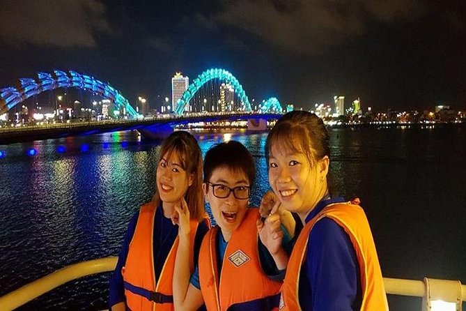 Dragon Cruise by Romantic Yatch: Tasty Beer/Flower/Cake & Dance - A quick night ride on Da Nang’s Han River
