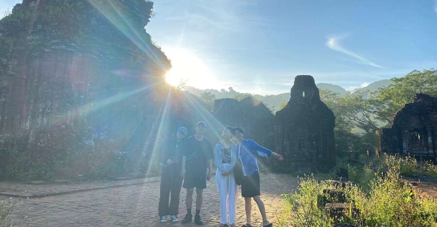 Early My Son Sanctuary Private Tour From Hoi An/Da Nang ! - Brick towers, fire, and unusual building methods