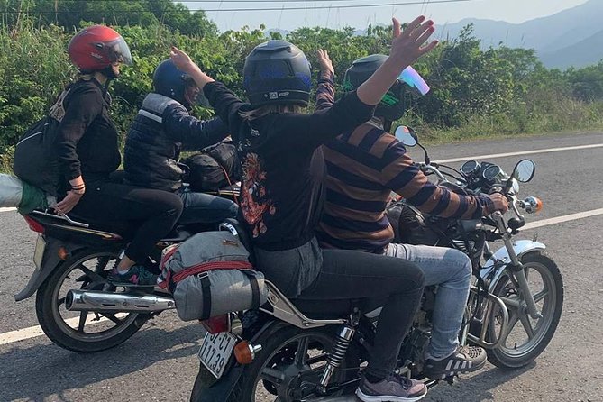 Easy Rider From Hue Da Nang Hoi An Via Hai Van Pass With Mister T - Choosing between pillion riding and your own bike