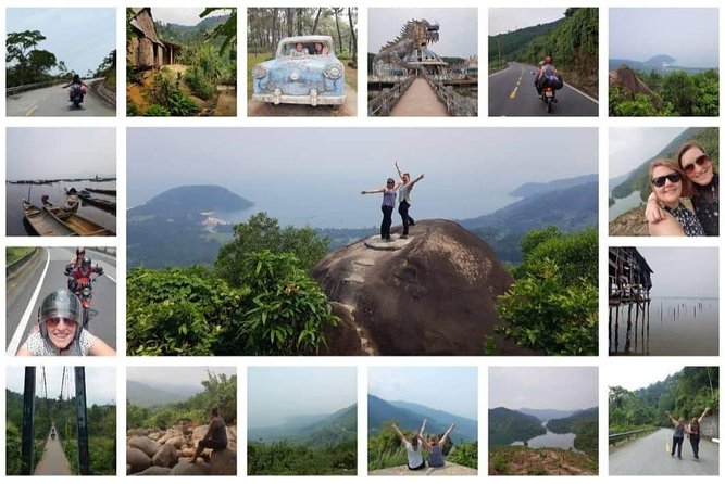 Easy Rider From Hue Da Nang Hoi An Via Hai Van Pass With Mister T - Tam Giang Lagoon in a short coastal pause