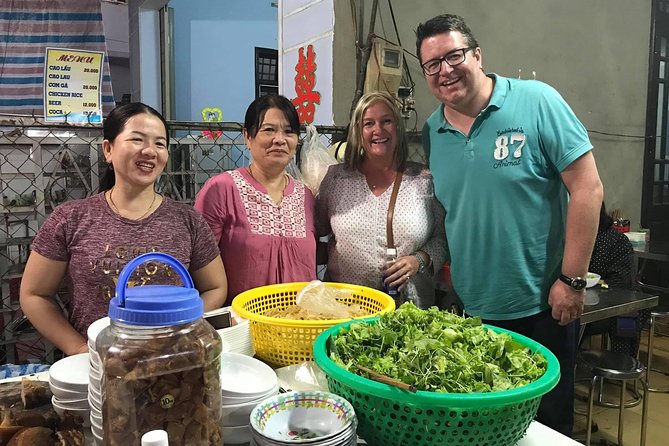 Evening Walking Food Tour, folk game and lantern boat - A substantial local dinner, not just small samples
